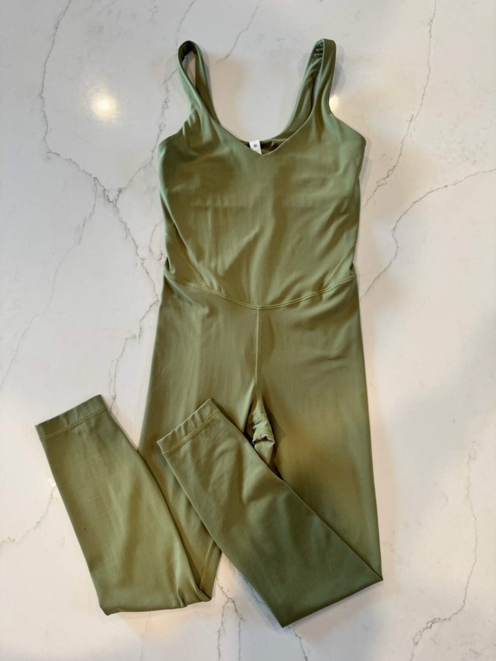 Olive Green Women's Sleeveless Jumpsuit